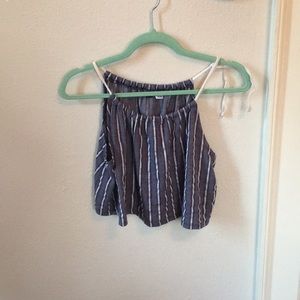 Striped crop top